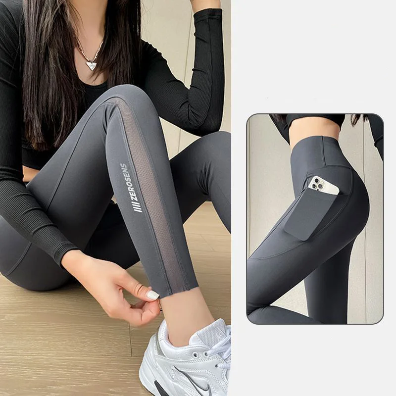 Summer New Chic Hollow Out Slim Solid Color Running Trousers Women Thin Pockets High Waist Elastic Sports Pants
Summer New Chic Hollow Out Slim Solid Color Running Trousers Women Thin Pockets High Waist Elastic Sports Pants