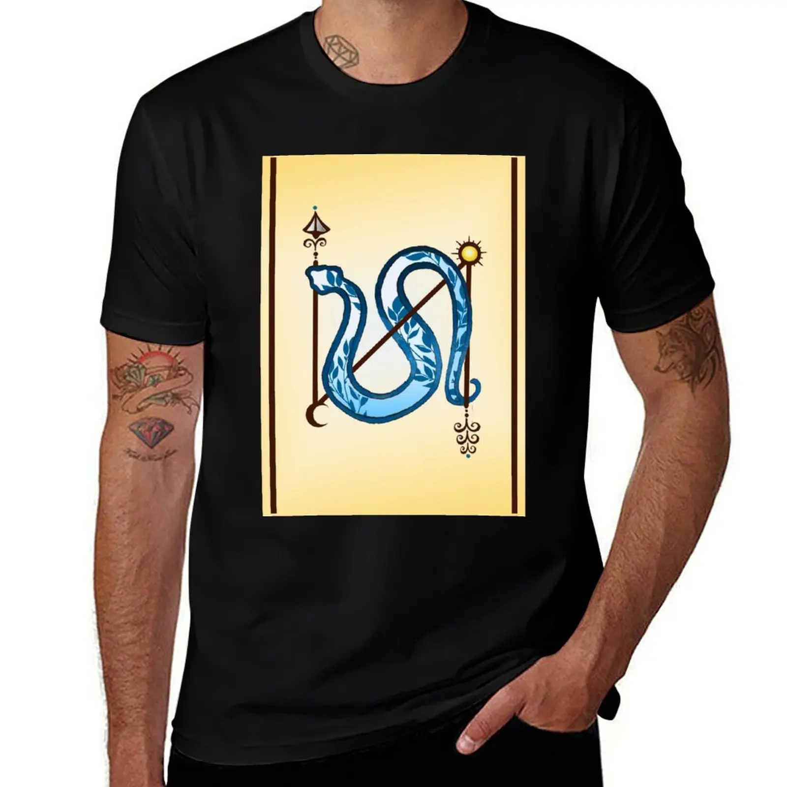 Yellow and Wode Blue Pictish Pict Celtic Scottish Primitive Snake Boho Interpretation T-Shirt vintage t shirts men clothings
Yellow and Wode Blue Pictish Pict Celtic Scottish Primitive Snake Boho Interpretation T-Shirt vintage t shirts men clothings