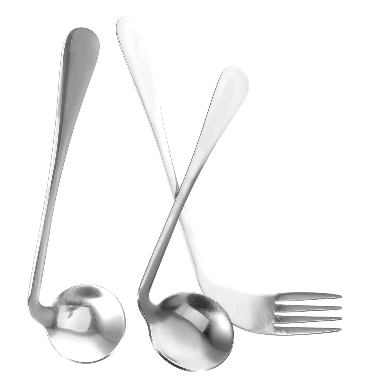 1Set Angled Stainless Steel Self-Feeding Spoon Fork Set for Elderly Arthritis Patients Ergonomic Curved Utensil Easy Hold Food
1Set Angled Stainless Steel Self-Feeding Spoon Fork Set for Elderly Arthritis Patients Ergonomic Curved Utensil Easy Hold Food