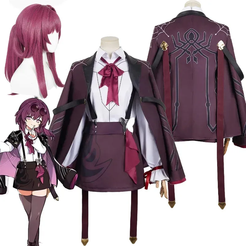 Kafka Cosplay Costume Game Honkai: Star Rail Roleplay Uniform Skirt Coat Shirt Women Adult Outfits Halloween Carnival Party Suit
Kafka Cosplay Costume Game Honkai: Star Rail Roleplay Uniform Skirt Coat Shirt Women Adult Outfits Halloween Carnival Party Suit