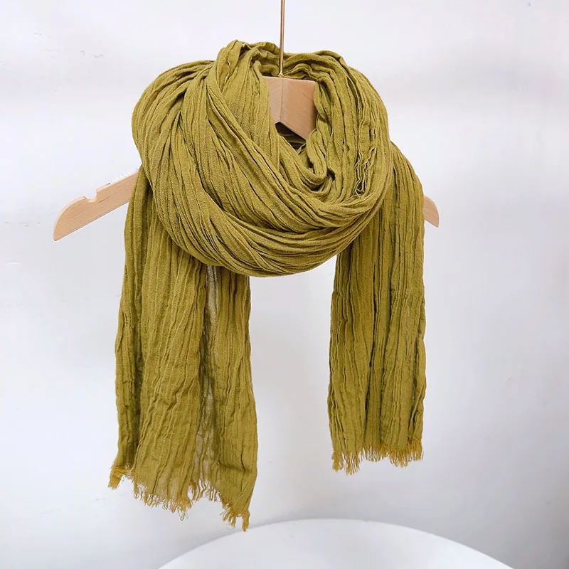 Scarf Women Cotton Linen Long Shawl Warm Accessory For Winter Autumn Spring Holiday
Scarf Women Cotton Linen Long Shawl Warm Accessory For Winter Autumn Spring Holiday