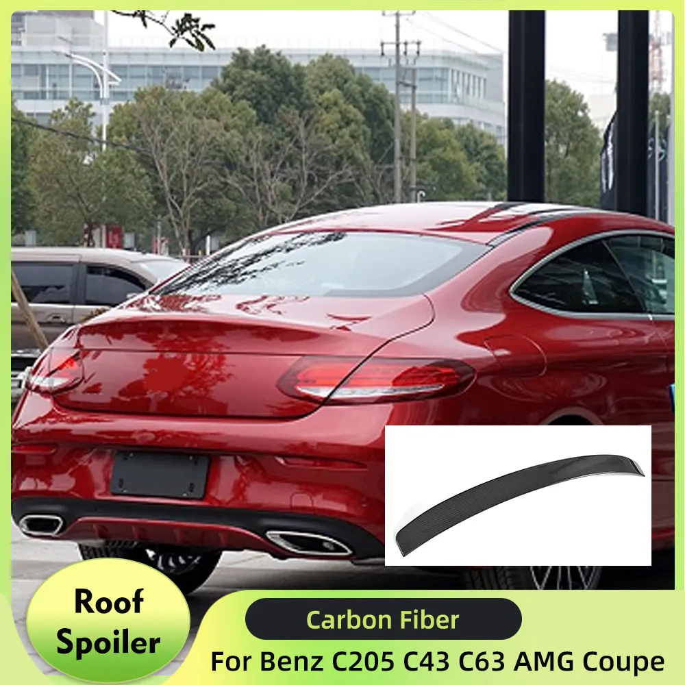 Carbon Fiber Rear Roof Spoiler Wing For Mercedes Benz C Class C205 C350 C43 C63 AMG Coupe 2015-2017 Car Spoiler Window Trim FRP
Carbon Fiber Rear Roof Spoiler Wing For Mercedes Benz C Class C205 C350 C43 C63 AMG Coupe 2015-2017 Car Spoiler Window Trim FRP