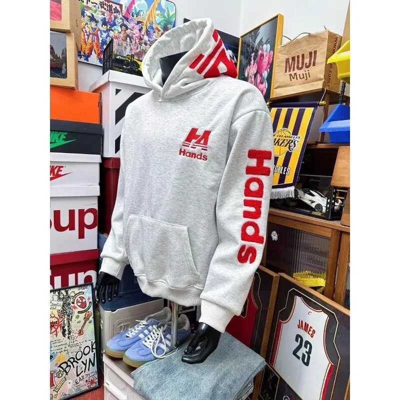 Heavyweight American Retro Hoodie Men's Loose Fit All-Match Outerwear Autumn Winter Large Size 250 Pou Trendy Streetwear
Heavyweight American Retro Hoodie Men's Loose Fit All-Match Outerwear Autumn Winter Large Size 250 Pou Trendy Streetwear