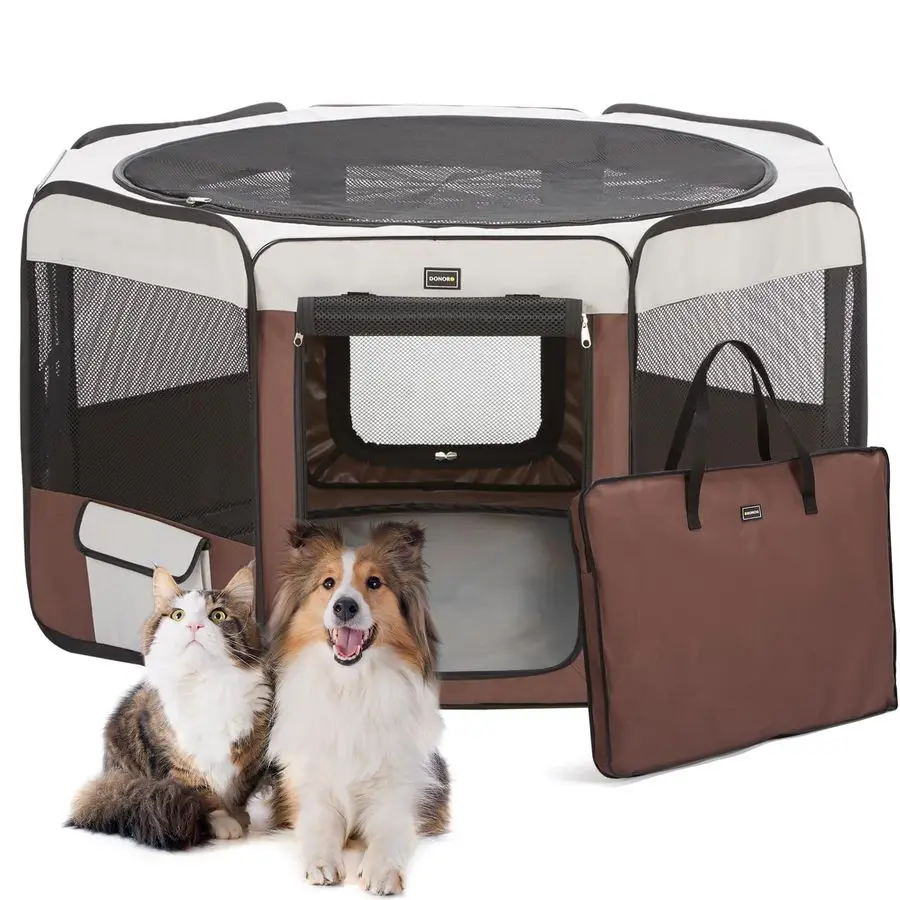 Dog Playpen 46 Portable Pet Play Pens for Small Medium Dogs, Foldable Exercise Kennel Tent Crate Indoor Outdoor Travel Camping,
Dog Playpen 46 Portable Pet Play Pens for Small Medium Dogs, Foldable Exercise Kennel Tent Crate Indoor Outdoor Travel Camping,