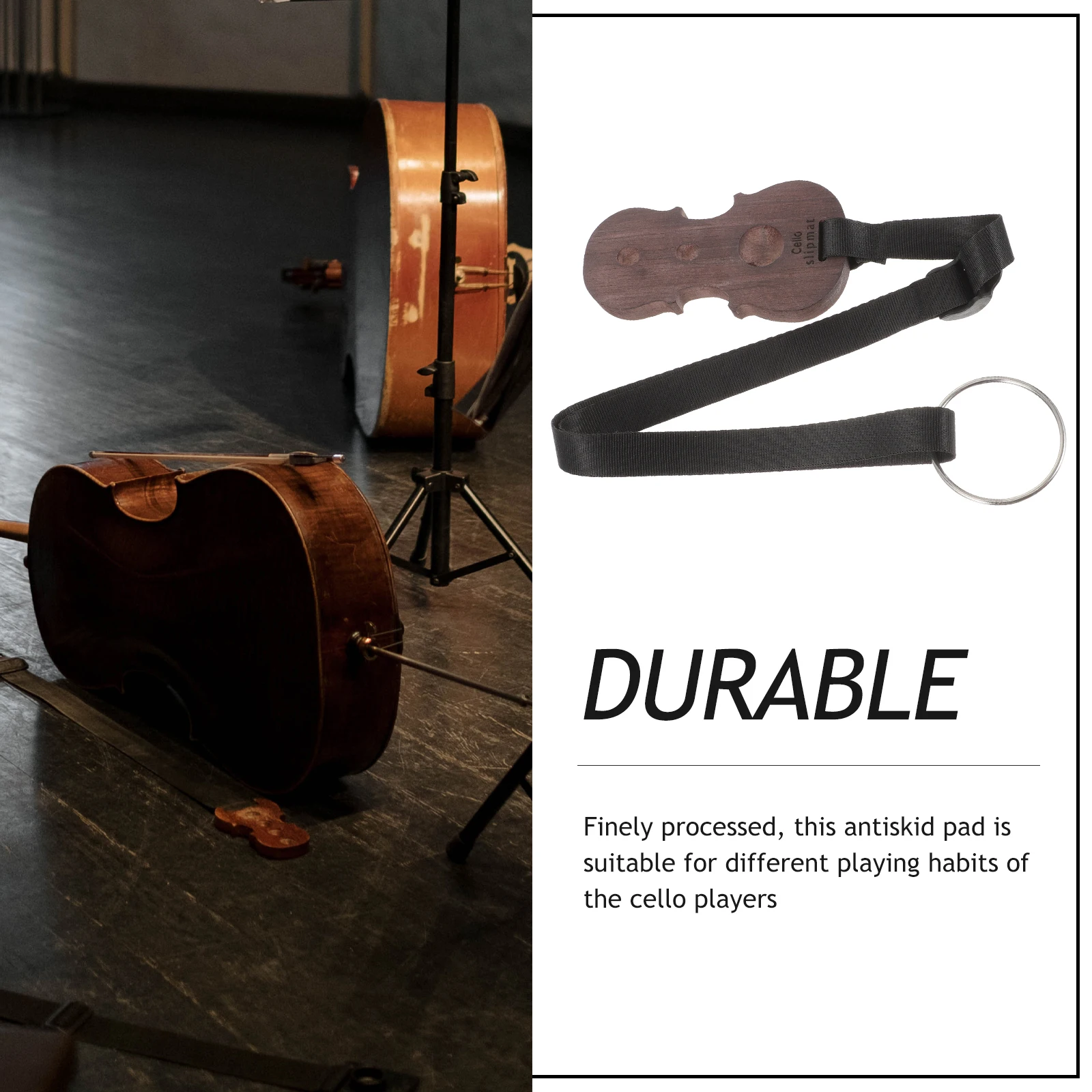 Anti-slip Mat for Cello End Pin Anchor Holder Non-slip Endpin Wood Nonslip Stopper Adjustable Pad
Anti-slip Mat for Cello End Pin Anchor Holder Non-slip Endpin Wood Nonslip Stopper Adjustable Pad