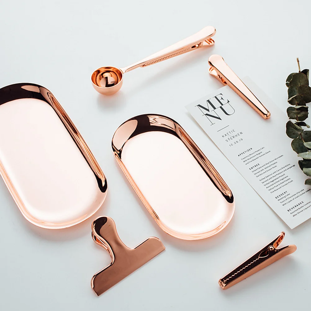 Small Rose Gold Nordic Oval Tray Stainless Steel Jewelry Organizer Elegant Streamlined Design Mirror Plating Smooth Surface
Small Rose Gold Nordic Oval Tray Stainless Steel Jewelry Organizer Elegant Streamlined Design Mirror Plating Smooth Surface