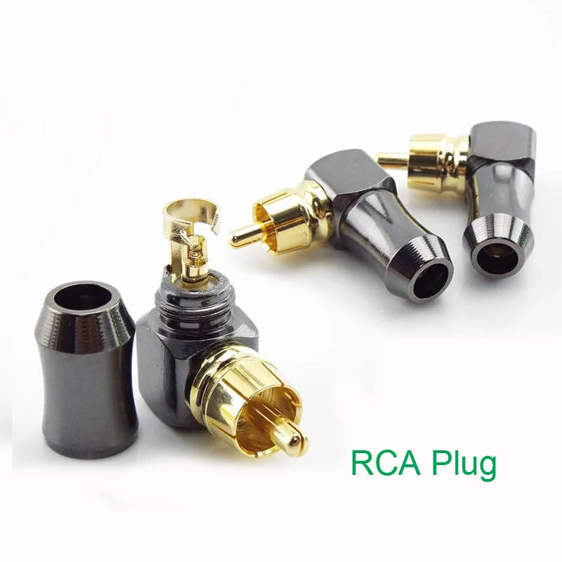 Разъем RCA 90-градусные разъемы для проводов Позолоченный терминал для акустического кабеля
Разъем RCA 90-градусные разъемы для проводов Позолоченный терминал для акустического кабеля