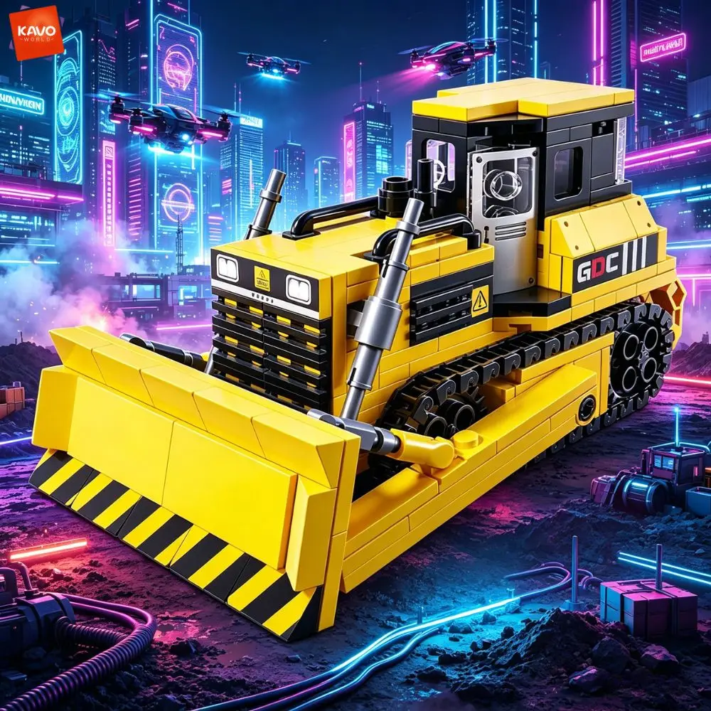 KAVOWORLD 408PCS Heavy Duty Bulldozer City Construction Vehicle Building Blocks DIY Assembly Bricks Model Toys for Kids Boys
KAVOWORLD 408PCS Heavy Duty Bulldozer City Construction Vehicle Building Blocks DIY Assembly Bricks Model Toys for Kids Boys