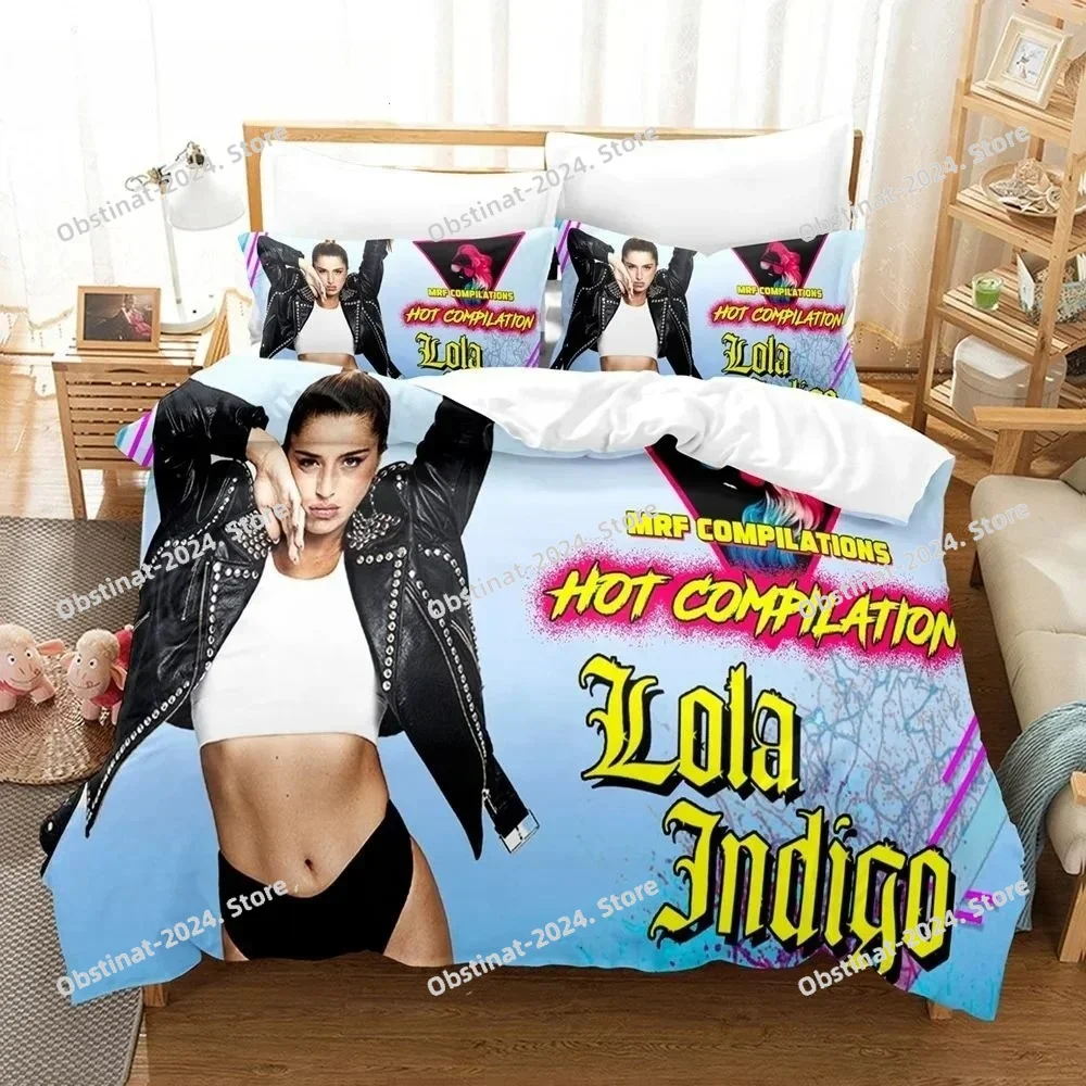 3D Spain Singer Girls L-Lola Índigo Bedding Set Printed Duvet Cover Sheet Pillowcase Bed Soft Quilt Cover Full Queen King Size
3D Spain Singer Girls L-Lola Índigo Bedding Set Printed Duvet Cover Sheet Pillowcase Bed Soft Quilt Cover Full Queen King Size