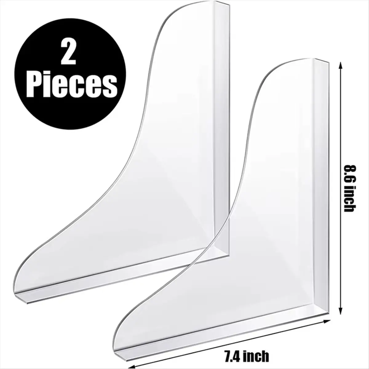 ABNH Shower Splash Guard 2Pcs Thickened Bathroom Bath Tub Splash Guards Acrylic Tub Corner Guard Shower Bathtub Guard
ABNH Shower Splash Guard 2Pcs Thickened Bathroom Bath Tub Splash Guards Acrylic Tub Corner Guard Shower Bathtub Guard