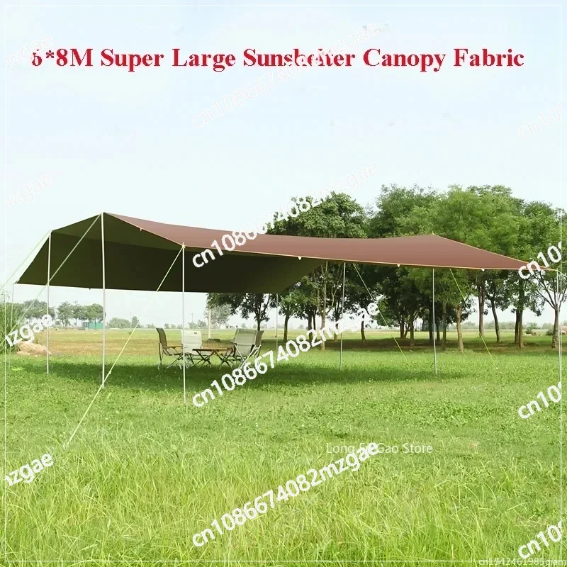 6*8m Large Canopy Waterproof Oxford Silver Coated Outdoor Camping Awning Sunshelter Tarp More Hanging Points new
6*8m Large Canopy Waterproof Oxford Silver Coated Outdoor Camping Awning Sunshelter Tarp More Hanging Points new