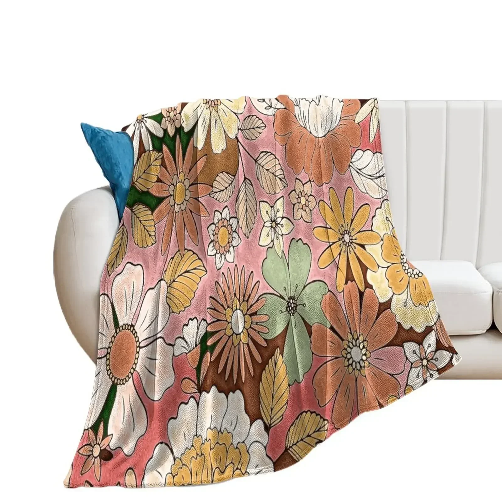 Retro Flowers pink Throw Blanket Polar Soft Plaid For Decorative Sofa Travel Blankets
Retro Flowers pink Throw Blanket Polar Soft Plaid For Decorative Sofa Travel Blankets