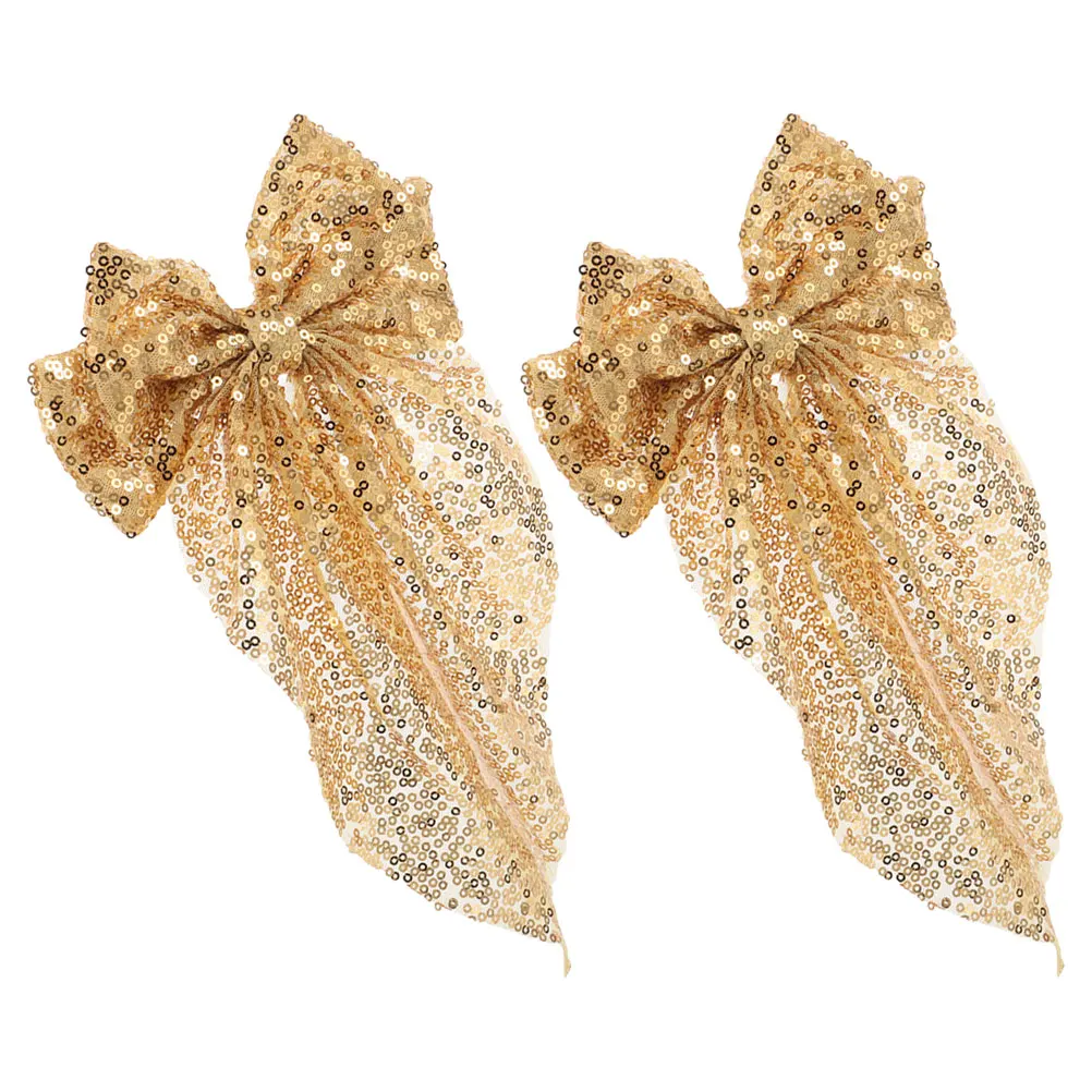 2 Pcs Big Sequin Butterfly Bow Hairpins for Women Fashionable Glitter Hair Bows Valentine Day Stylish Clip Accessories
2 Pcs Big Sequin Butterfly Bow Hairpins for Women Fashionable Glitter Hair Bows Valentine Day Stylish Clip Accessories