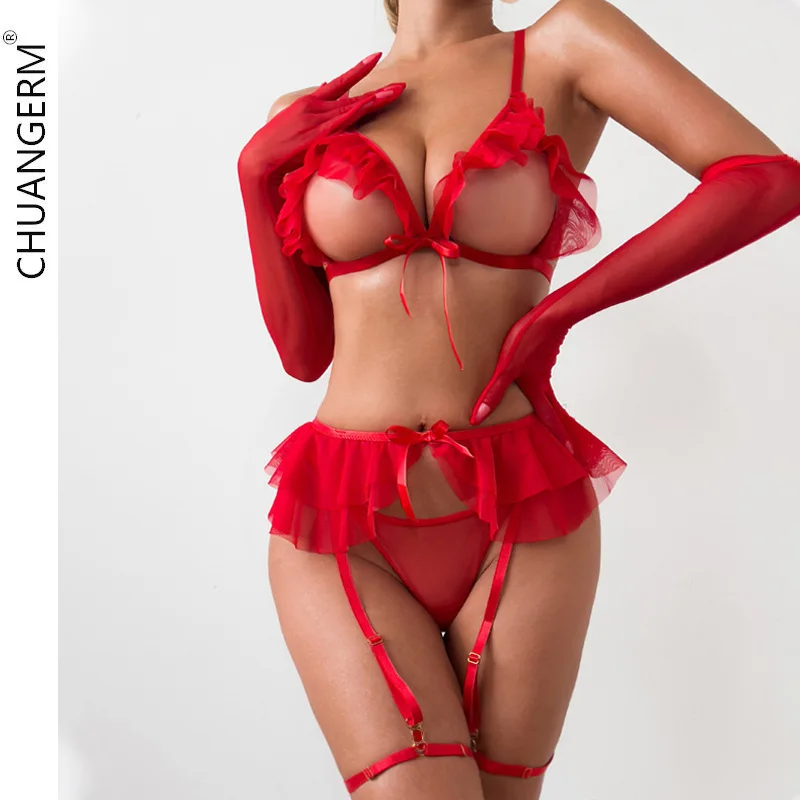 Сексуальное Красное Нижнее белье chuprers, комплект прозрачного эротического нижнего белья из пяти предметов в виде скелета, интимный комплект нижнего белья Onlyfan
Сексуальное Красное Нижнее белье chuprers, комплект прозрачного эротического нижнего белья из пяти предметов в виде скелета, интимный комплект нижнего белья Onlyfan