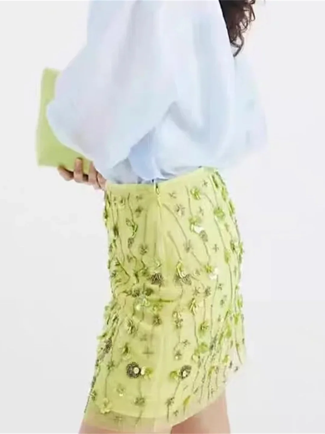 Casual Faionable Me Semi-Transparent Beaded Floral Decoration ort Versatile High Waist Skirt for Women Autumn New ...
Casual Faionable Me Semi-Transparent Beaded Floral Decoration ort Versatile High Waist Skirt for Women Autumn New ...