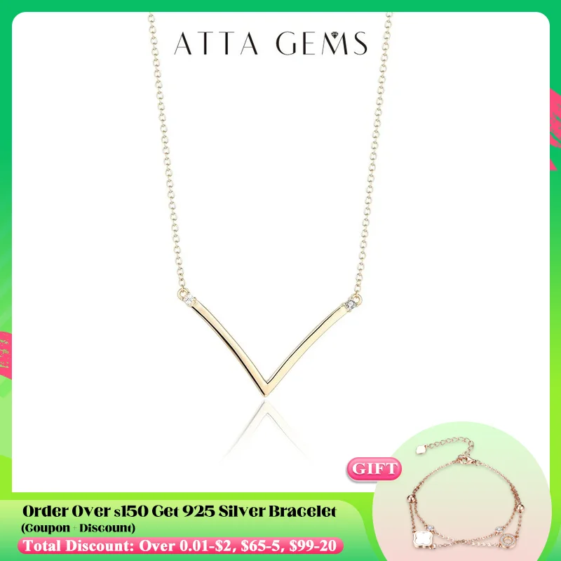 ATTAGEMS New in10k 14k 18k Gold Pendants Necklace For Women Moissanite Pass Diamond Tested Pendant For Wedding Gift
ATTAGEMS New in10k 14k 18k Gold Pendants Necklace For Women Moissanite Pass Diamond Tested Pendant For Wedding Gift