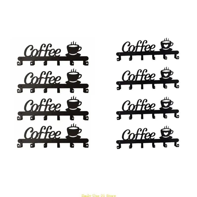 Multipurpose Coffee Mug Holder Wall Rack with Hook for Kitchen Organization
Multipurpose Coffee Mug Holder Wall Rack with Hook for Kitchen Organization
