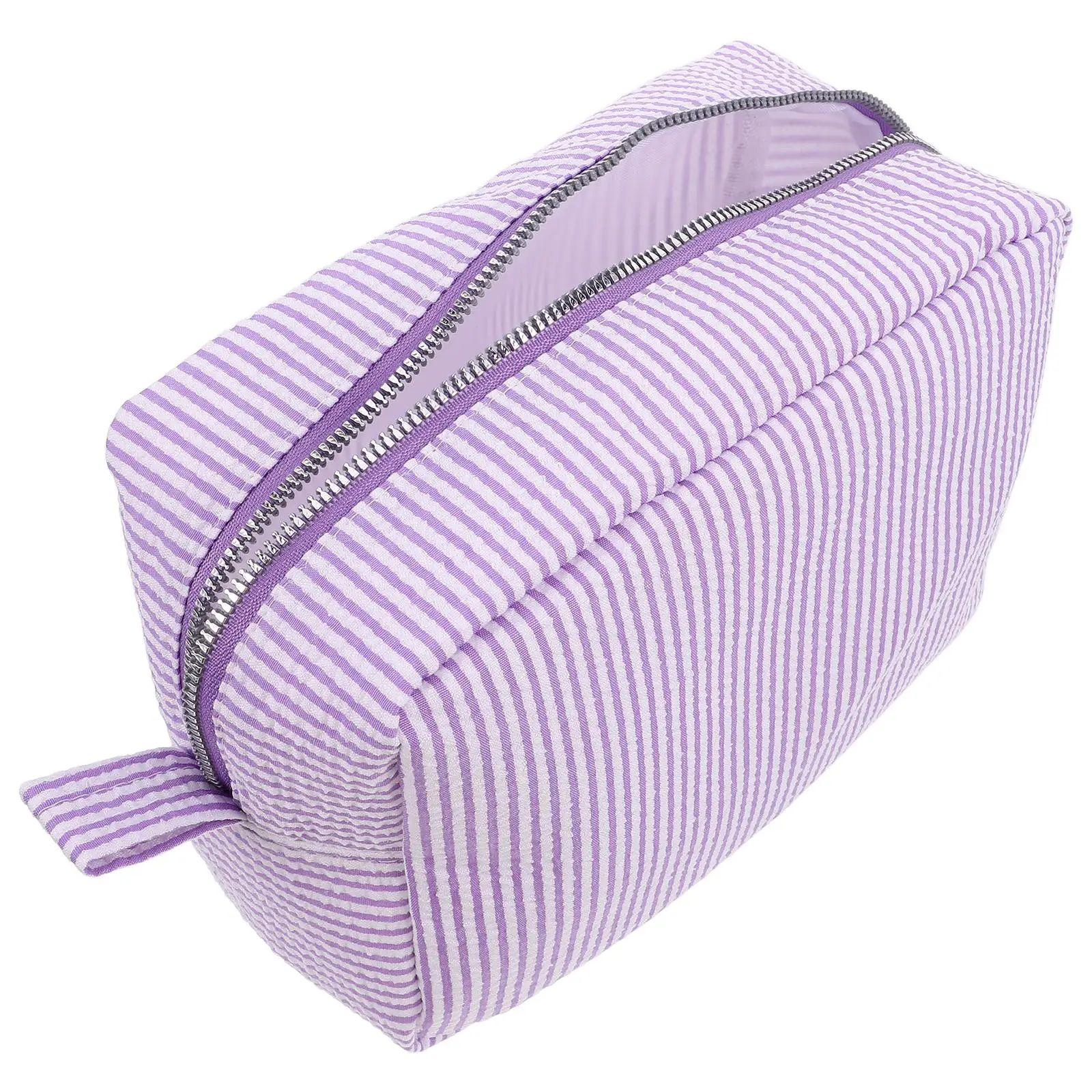Travel Makeup Bag Striped Toiletry Foldable Bags Portable Mini Storage Purple Large for Small Business
Travel Makeup Bag Striped Toiletry Foldable Bags Portable Mini Storage Purple Large for Small Business
