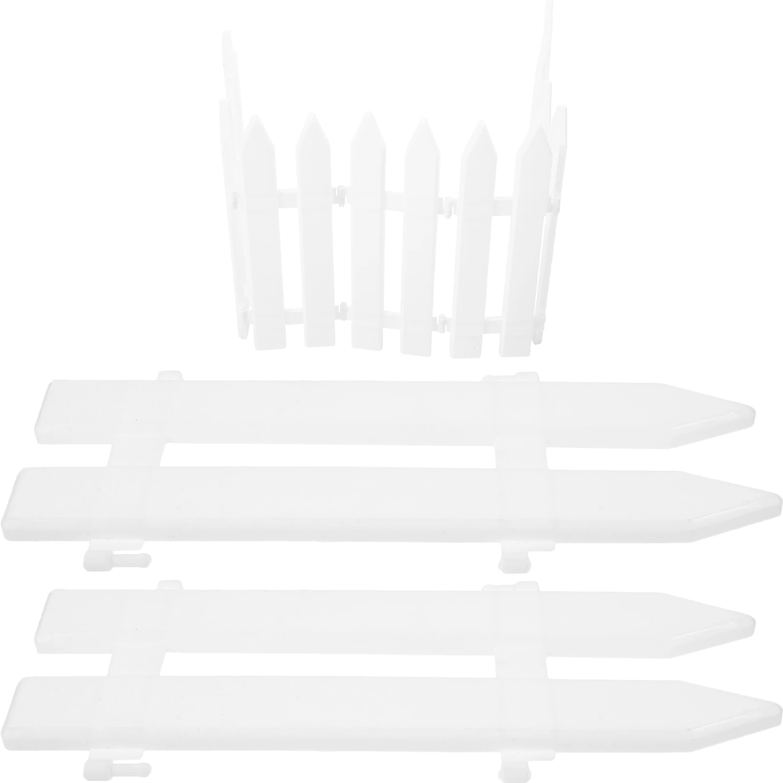 10pcs White Plastic Fence for Garden Courtyard Christmas Decorations Tough Material Miniature Landscape Fencing Lawn Guardrail
10pcs White Plastic Fence for Garden Courtyard Christmas Decorations Tough Material Miniature Landscape Fencing Lawn Guardrail
