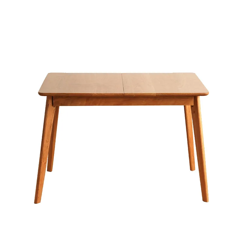 Solid wood household small apartment dining table foldable retractable rectangular cherry wood log wind dining table
Solid wood household small apartment dining table foldable retractable rectangular cherry wood log wind dining table