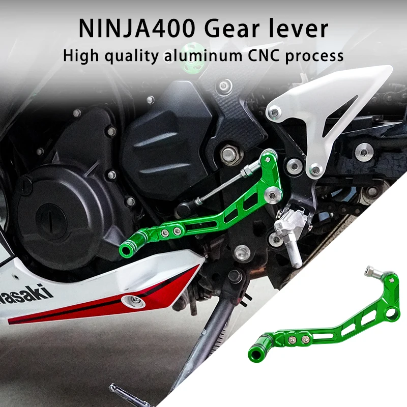 Motorcycle Accessories Shifter Pedal Toe Pegs Left Gear Shift Lever Compatible with Kawasaki Ninja 400 Z400Ninja500Z500 (Green)
Motorcycle Accessories Shifter Pedal Toe Pegs Left Gear Shift Lever Compatible with Kawasaki Ninja 400 Z400Ninja500Z500 (Green)