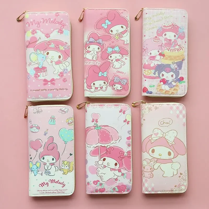 Sanrio Sweet Kawaii My Melody Zipper Coin Purse Cute Cartoon Kuromi Fashion Mobile Phone Bag Multi-card Wallet Gifts for Girls
Sanrio Sweet Kawaii My Melody Zipper Coin Purse Cute Cartoon Kuromi Fashion Mobile Phone Bag Multi-card Wallet Gifts for Girls