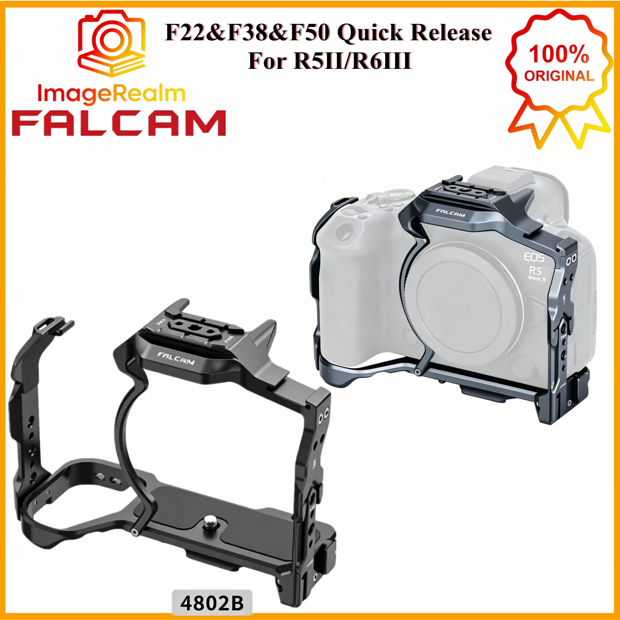 Falcam F22&f38&f50 Quick Release Camera Cage Kits for Canon R6 III / R5 / R5 II / R5C / R6 / R6 II Professional Accessories
Falcam F22&f38&f50 Quick Release Camera Cage Kits for Canon R6 III / R5 / R5 II / R5C / R6 / R6 II Professional Accessories