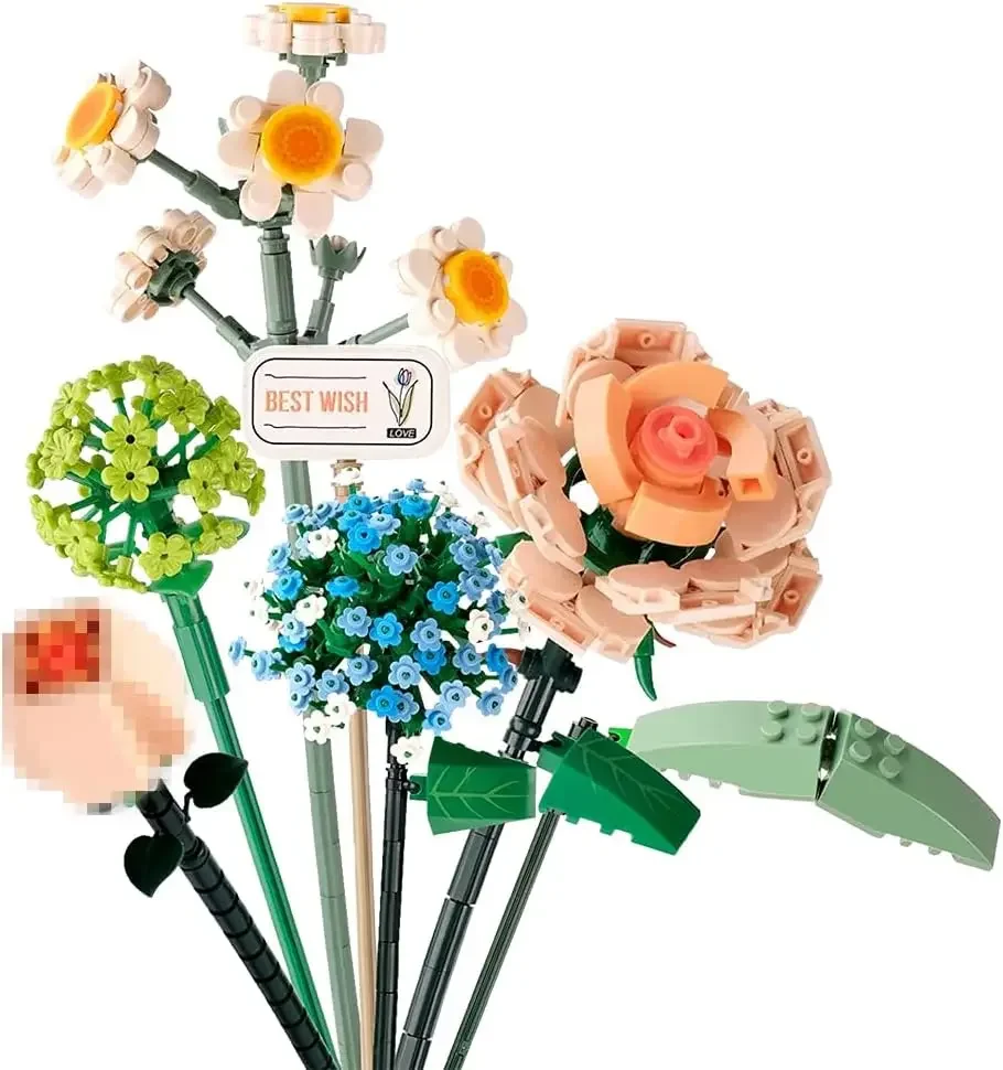 Mini Bricks Flower Bouquet Building Sets, Artificial Flowers, DIY Unique Decoration Home, Botanical Collection for Co
Mini Bricks Flower Bouquet Building Sets, Artificial Flowers, DIY Unique Decoration Home, Botanical Collection for Co