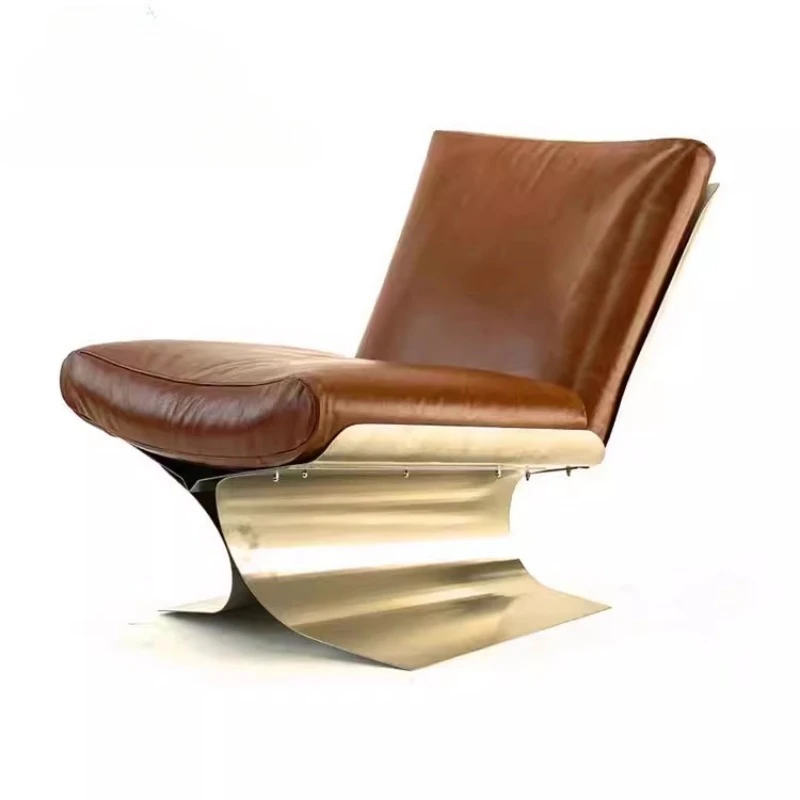 Simple light luxury creative personality special-shaped leather hotel sales office single sofa chair
Simple light luxury creative personality special-shaped leather hotel sales office single sofa chair