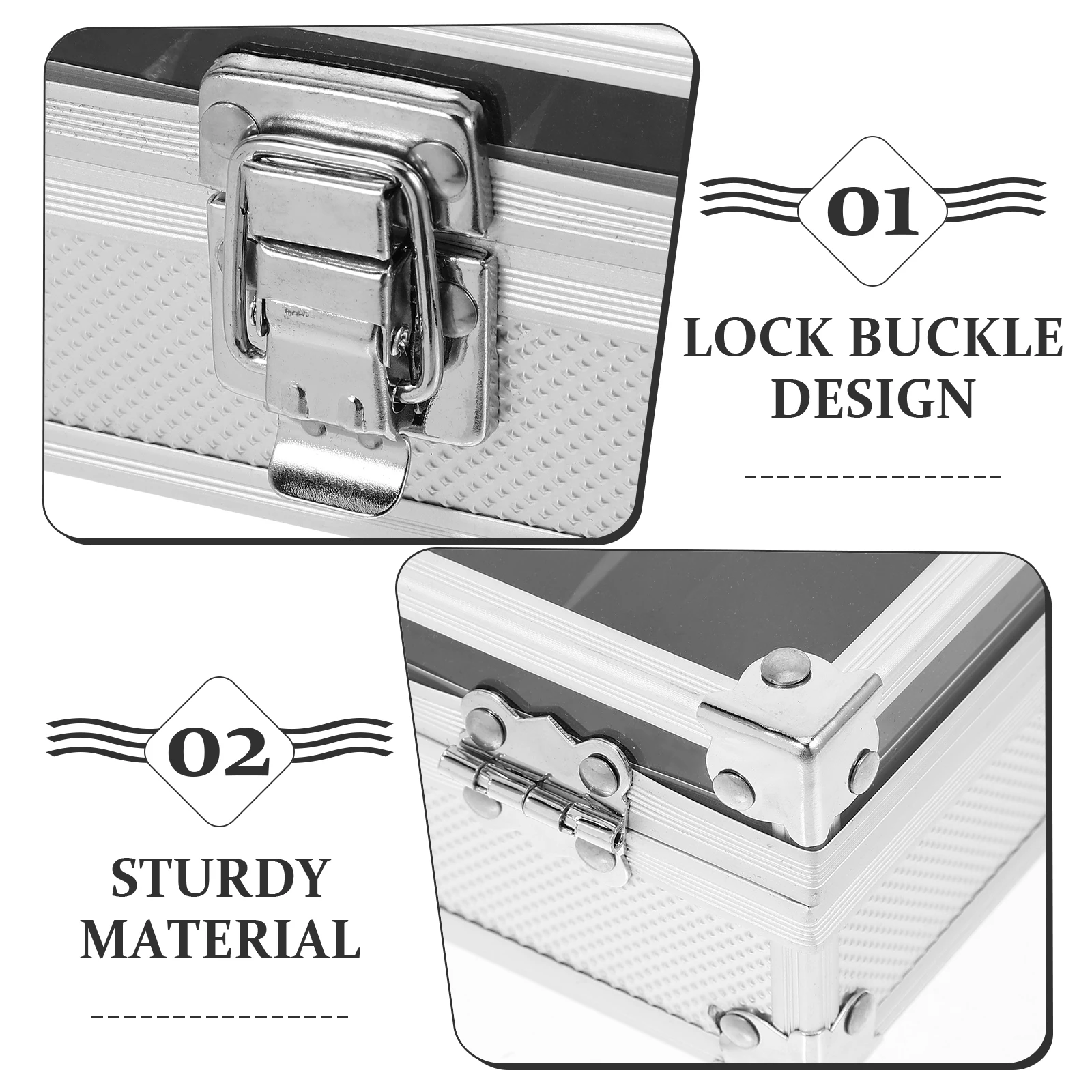 12 Grids Aluminum Alloy Watches Box Transparent Display Storage Case Suede Foam Jewelry Holder Dustproof Durable Lightweight
12 Grids Aluminum Alloy Watches Box Transparent Display Storage Case Suede Foam Jewelry Holder Dustproof Durable Lightweight