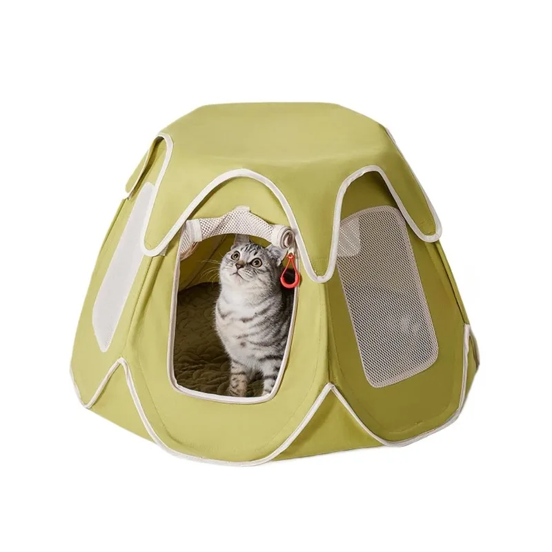 Four seasons removable and washable breathable cat nest, free installation outdoor portable folding cat room
Four seasons removable and washable breathable cat nest, free installation outdoor portable folding cat room