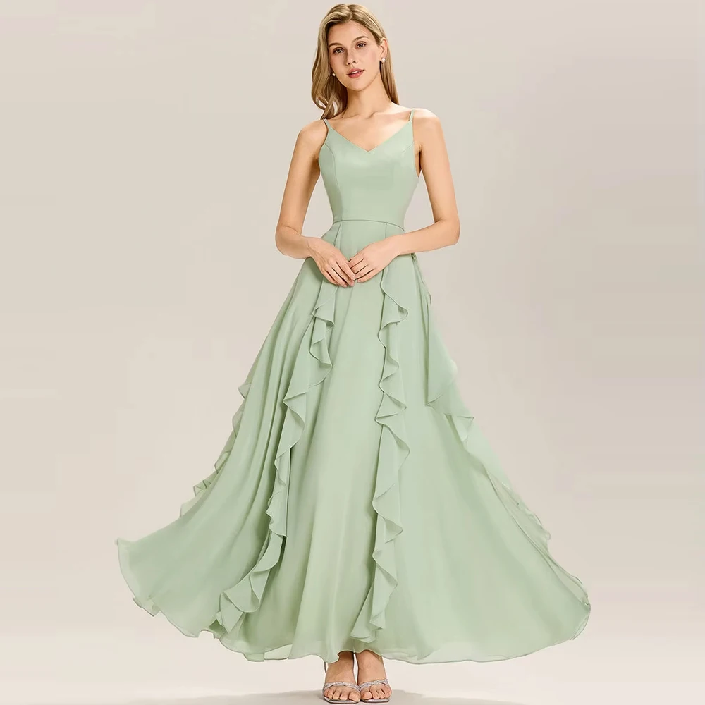 BAZIIINGAAA Party Dress Sleeveless Deep V-Neck Non-Stretch A-Line Floor Length Bridesmaid Dresses Evening dress
BAZIIINGAAA Party Dress Sleeveless Deep V-Neck Non-Stretch A-Line Floor Length Bridesmaid Dresses Evening dress