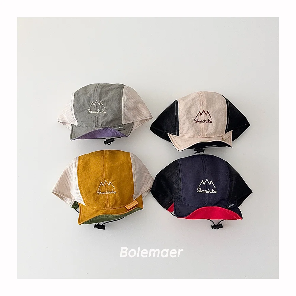 Summer Solid Color Baby Hat Mesh Breathable Quick Drying Neck Protection Sunshade Cap Kids Soft Brim Outdoor Hat
Summer Solid Color Baby Hat Mesh Breathable Quick Drying Neck Protection Sunshade Cap Kids Soft Brim Outdoor Hat