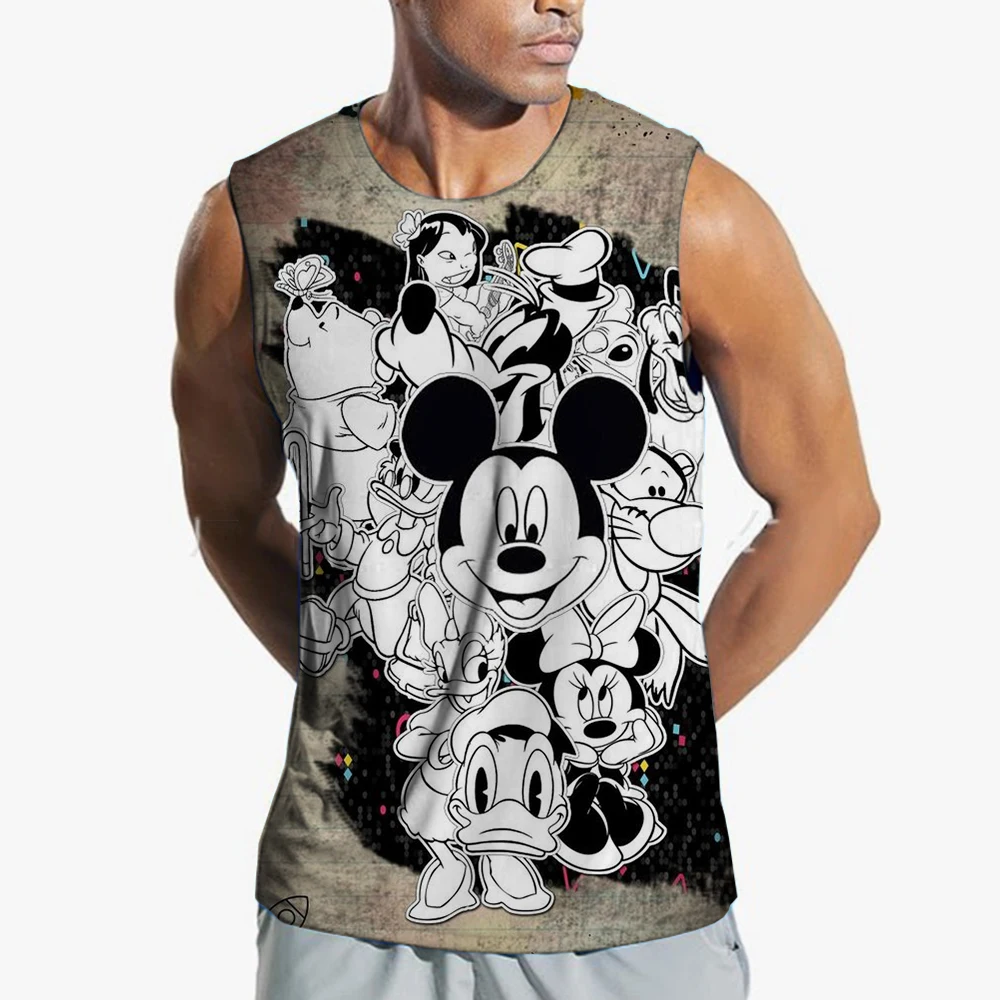 Potdemiel Disney Summer Adult Cute Mickey Mouse Tank Top Cartoon Sleeveless T-Shirt Fashion Clothing Boys Casual Streetwear
Potdemiel Disney Summer Adult Cute Mickey Mouse Tank Top Cartoon Sleeveless T-Shirt Fashion Clothing Boys Casual Streetwear
