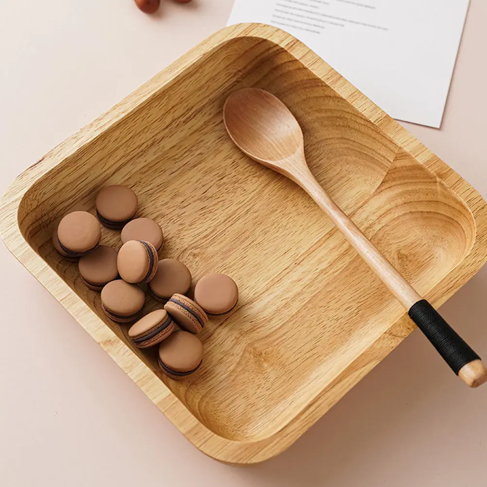 Square Food Tray Premium Wooden Serving Bowl for Daily Use Breakfast Lunch Dinner Dessert Fruit Salad Serving Trays for Eating
Square Food Tray Premium Wooden Serving Bowl for Daily Use Breakfast Lunch Dinner Dessert Fruit Salad Serving Trays for Eating