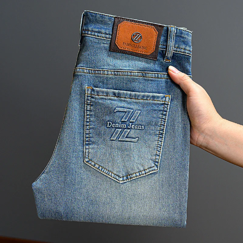 Men's jeans 2025 new spring and summer light luxury men's clothing high-end trendy brand printed versatile slim fit pants
Men's jeans 2025 new spring and summer light luxury men's clothing high-end trendy brand printed versatile slim fit pants