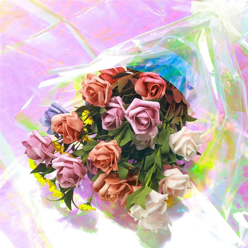 A23P 80 Pieces 59 Cm X 57 Cm Cellophane Wrap Paper Iridescent Film Gift Wrap Rainbow Flower Wrapping Packaging Paper Come
A23P 80 Pieces 59 Cm X 57 Cm Cellophane Wrap Paper Iridescent Film Gift Wrap Rainbow Flower Wrapping Packaging Paper Come