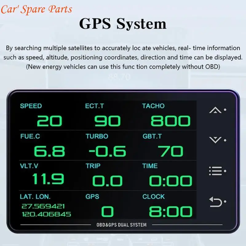 Y4UA HUD Автомобильный многофункциональный OBD-прибор Температура воды Давление масла с турбонаддувом Температура масла дисплей
Y4UA HUD Автомобильный многофункциональный OBD-прибор Температура воды Давление масла с турбонаддувом Температура масла дисплей