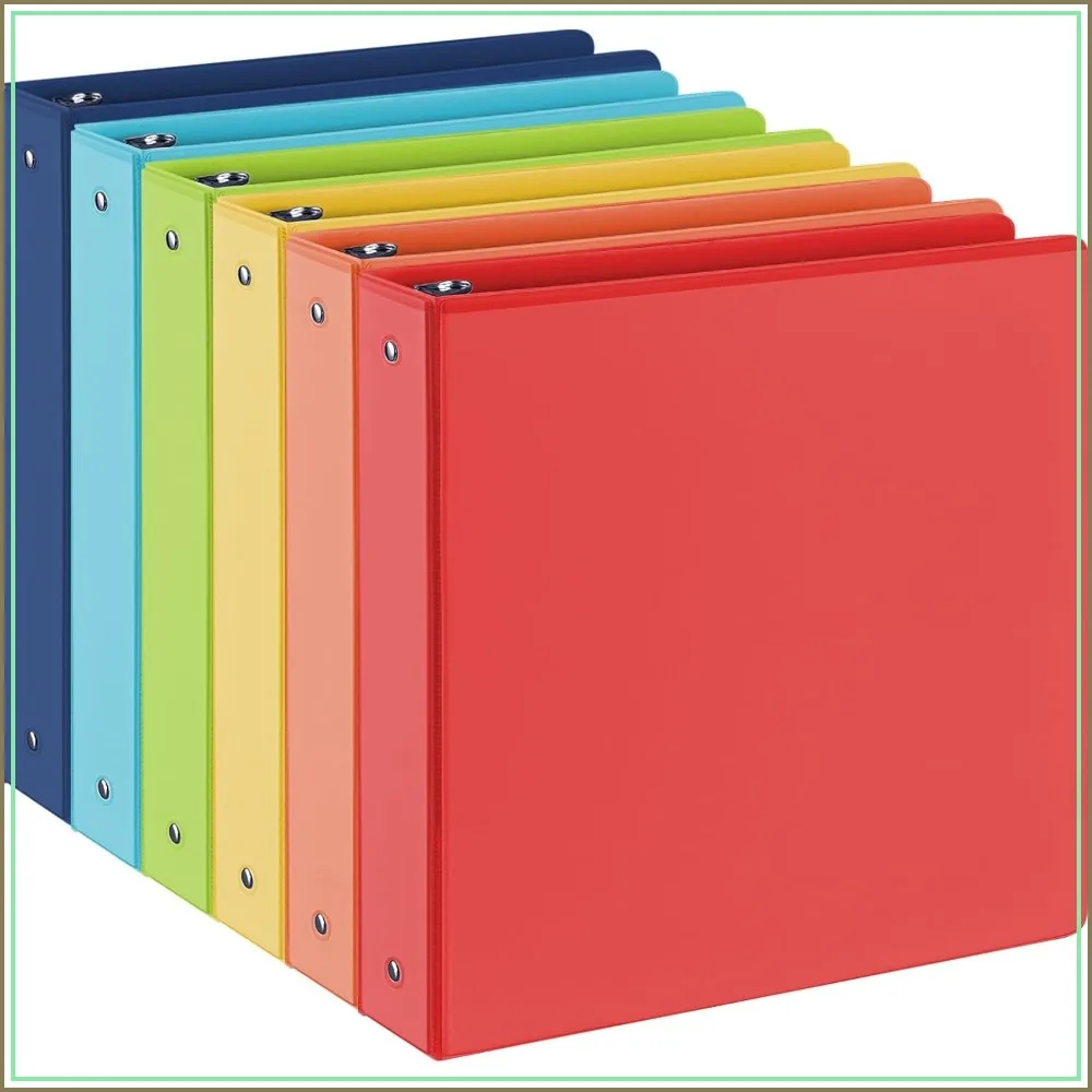 1.5-Inch 3-Ring Binder, Clear View Presentation, Holds 325 Sheets, Letter Size, 6-Pack for Office School Home
1.5-Inch 3-Ring Binder, Clear View Presentation, Holds 325 Sheets, Letter Size, 6-Pack for Office School Home