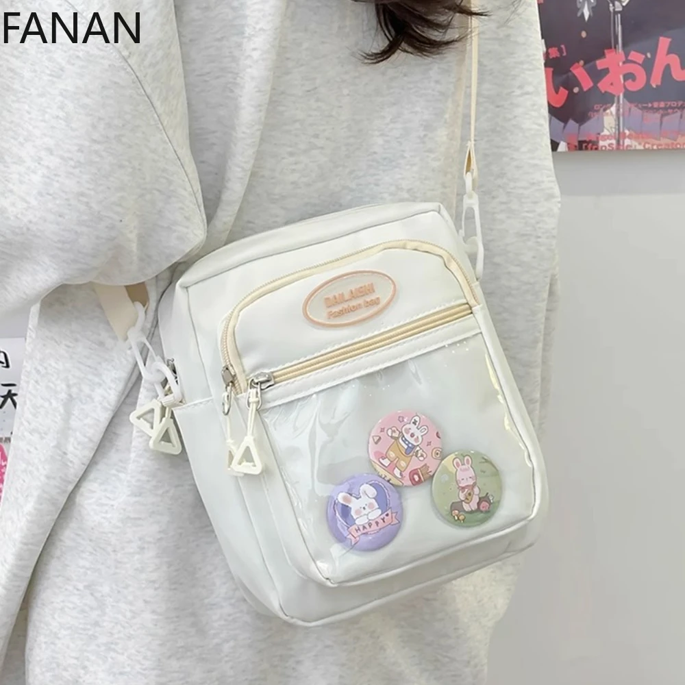2025 New Kawaii Itabag for Large Handbags Bags for Teenage Girls Tote Transparent Shoulder Bag JK Crossbody Bag Bolso Wallet
2025 New Kawaii Itabag for Large Handbags Bags for Teenage Girls Tote Transparent Shoulder Bag JK Crossbody Bag Bolso Wallet