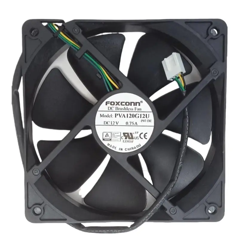 Для Foxconn PVA120G12U 120x120x25 мм DC 12 В 0,75 А 4-проводной ШИМ-гидравлический охлаждающий вентилятор
Для Foxconn PVA120G12U 120x120x25 мм DC 12 В 0,75 А 4-проводной ШИМ-гидравлический охлаждающий вентилятор