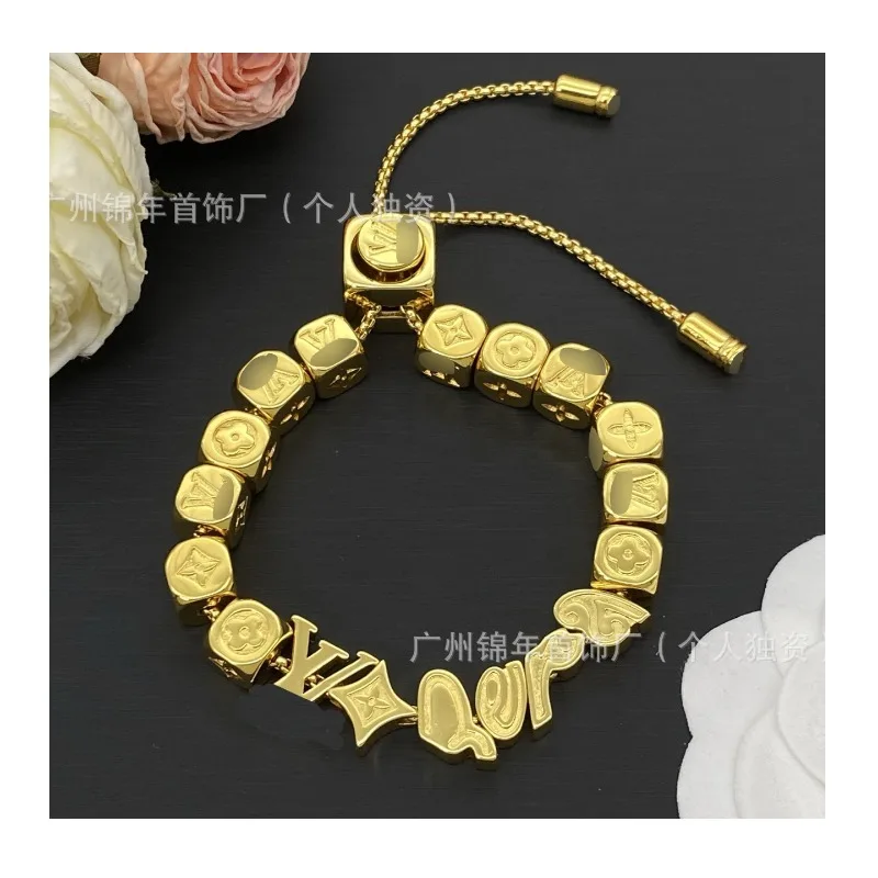 Donkey Home Light Luxury Letter Dice Drawstring Bracelet Letter Niche Design Versatile Commuter Temperament Bracelet Women
Donkey Home Light Luxury Letter Dice Drawstring Bracelet Letter Niche Design Versatile Commuter Temperament Bracelet Women
