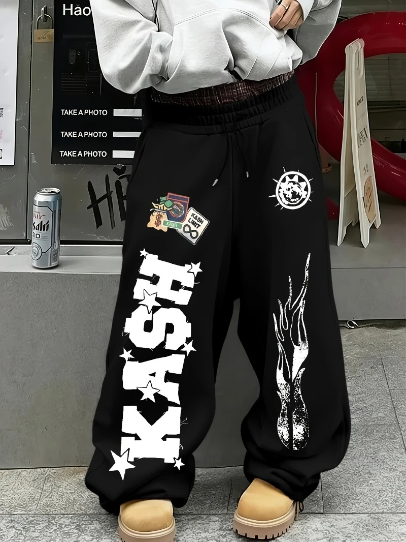 Men's Versatile Solid Color Drawstring Loose-fit Casual Sports Pants, Suitable for Outdoor and Home Wear in Spring and Autumn
Men's Versatile Solid Color Drawstring Loose-fit Casual Sports Pants, Suitable for Outdoor and Home Wear in Spring and Autumn