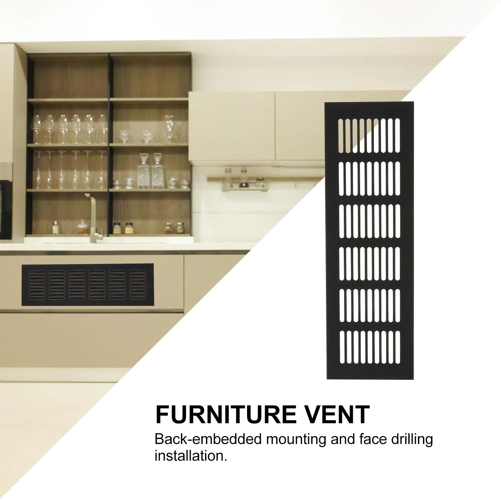 4 Pcs Aluminum Alloy Breathable Mesh Ventilation Grille for Shoe Cabinets Wardrobes Drawers Insect Proof Furniture Vents Cover
4 Pcs Aluminum Alloy Breathable Mesh Ventilation Grille for Shoe Cabinets Wardrobes Drawers Insect Proof Furniture Vents Cover