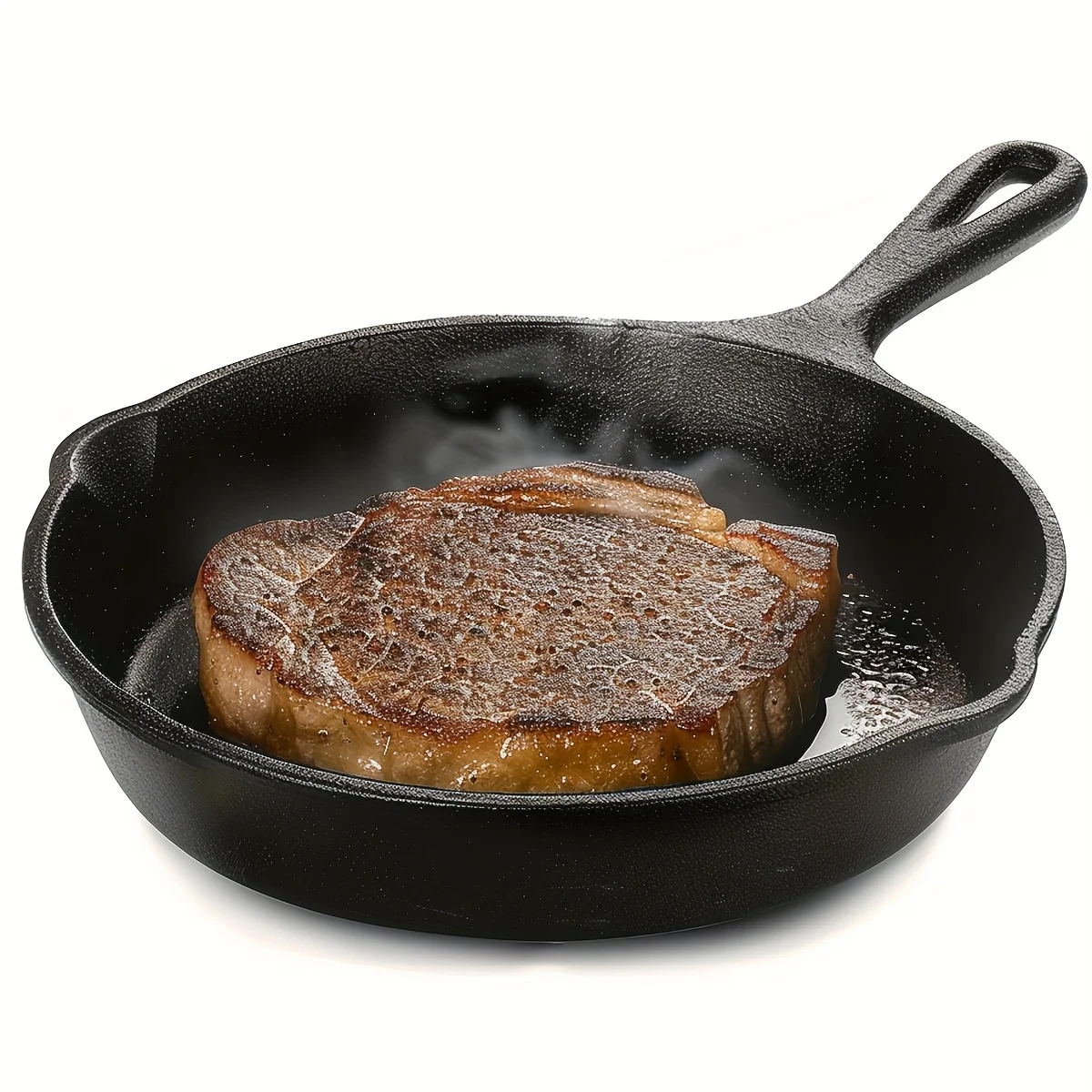 Kitchen Saute Fry Pan, Cast Iron Frying Pan with Heat-Resistant Handle, Pre-Seasoned Pan Cookware for Frying, Saute, Cooking
Kitchen Saute Fry Pan, Cast Iron Frying Pan with Heat-Resistant Handle, Pre-Seasoned Pan Cookware for Frying, Saute, Cooking