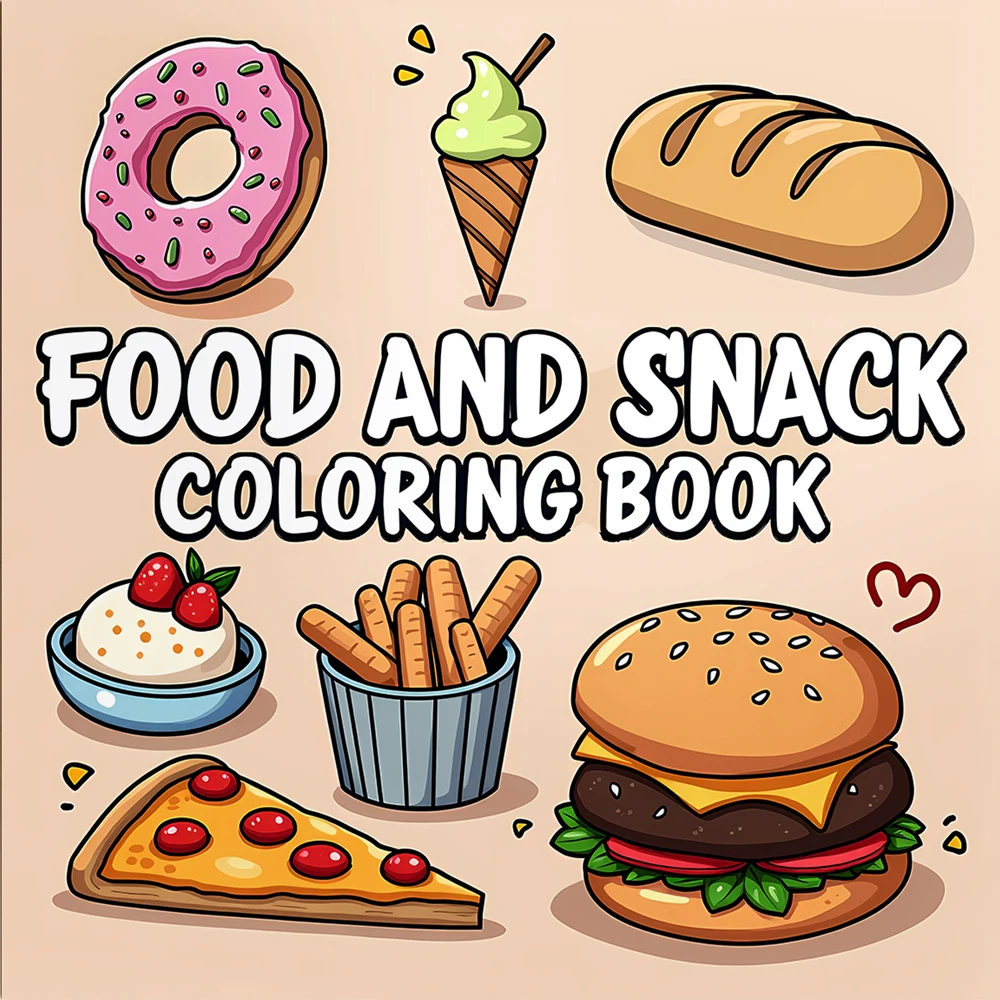 FOOD AND SNACK Coloring Book For Adults Bold And Easy Drinks and Desserts Cute Children Drawing Book for Perfect Gift Birthday
FOOD AND SNACK Coloring Book For Adults Bold And Easy Drinks and Desserts Cute Children Drawing Book for Perfect Gift Birthday