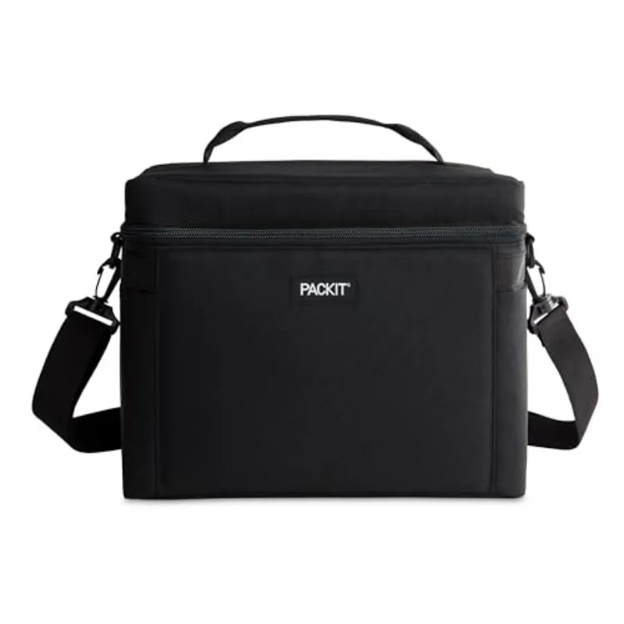 Freezable Newport Cooler, Collapsible, Reusable, Built with ECOFREEZE Technology, Wide Top Opening, Double Zip Closure, with Ad
Freezable Newport Cooler, Collapsible, Reusable, Built with ECOFREEZE Technology, Wide Top Opening, Double Zip Closure, with Ad