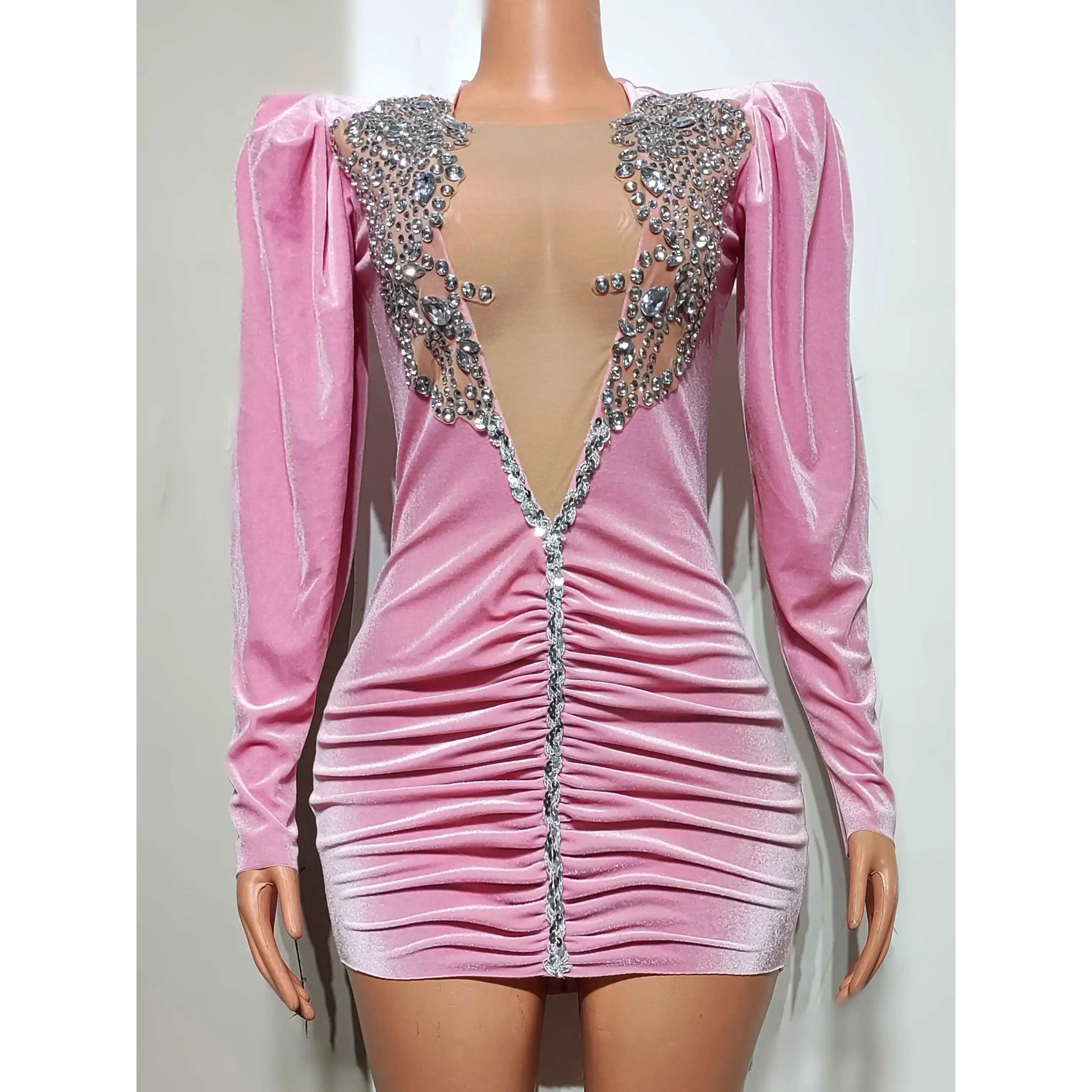 2024 Jazz Modern Dance Costumes For Women Gogo Long Sleeved Party Dress Nightclub Bar Dj Ds Performance Stage Costumes DN18847
2024 Jazz Modern Dance Costumes For Women Gogo Long Sleeved Party Dress Nightclub Bar Dj Ds Performance Stage Costumes DN18847