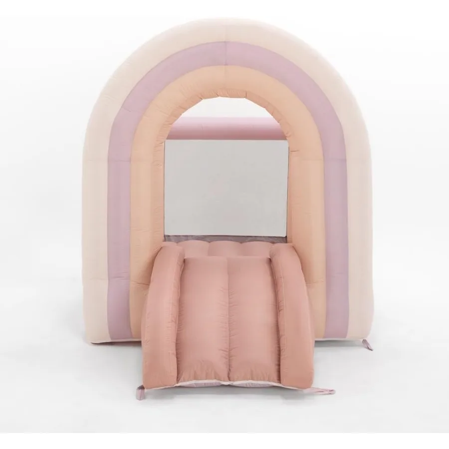 Pink Rainbow Inflatable Bounce House with Blower 8x8 Jumping House for Indoor Outdoor Play Bouncy Castle Ages 3-8
Pink Rainbow Inflatable Bounce House with Blower 8x8 Jumping House for Indoor Outdoor Play Bouncy Castle Ages 3-8