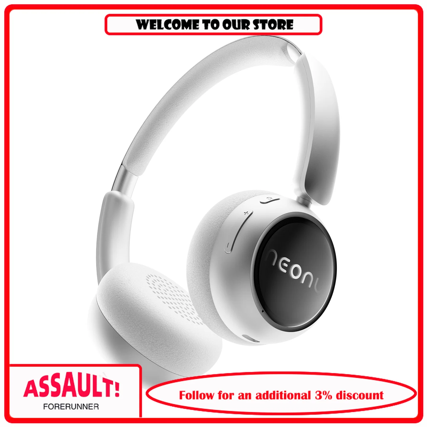 Neonu H3 AI Noise Reduction Bluetooth Headphones Wireless Active Noise Cancelling Gaming Headset HD Sound With Bar Display
Neonu H3 AI Noise Reduction Bluetooth Headphones Wireless Active Noise Cancelling Gaming Headset HD Sound With Bar Display